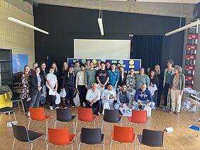 Gruppenfoto der am Projekt beteiligten Personen